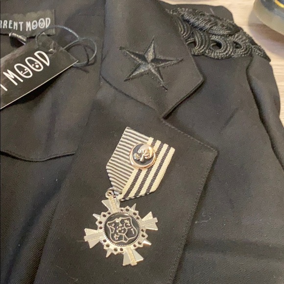 NWT DollsKill Current Mood Military Blazer - Picture 8 of 11